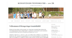 Desktop Screenshot of kongsvingertennisklubb.no